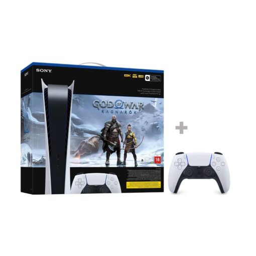 Sony PlayStation 5 Digital Console Ragnarok Bundle + White Controller